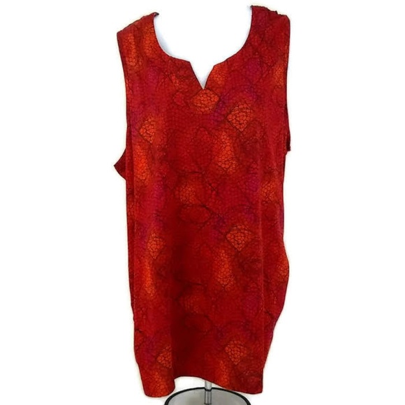 Great Northwest Indigo Tops - NWOT Great NW Indigo Plus Size V-Neck Tunic Women's Halter Top Size 2x